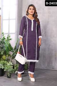 Les dernières femmes portent Georgette Kurtis fabrication indienne et prix de gros Kurtis simple à prix bas meilleure qualité ensemble Kurtis - Product Image 3