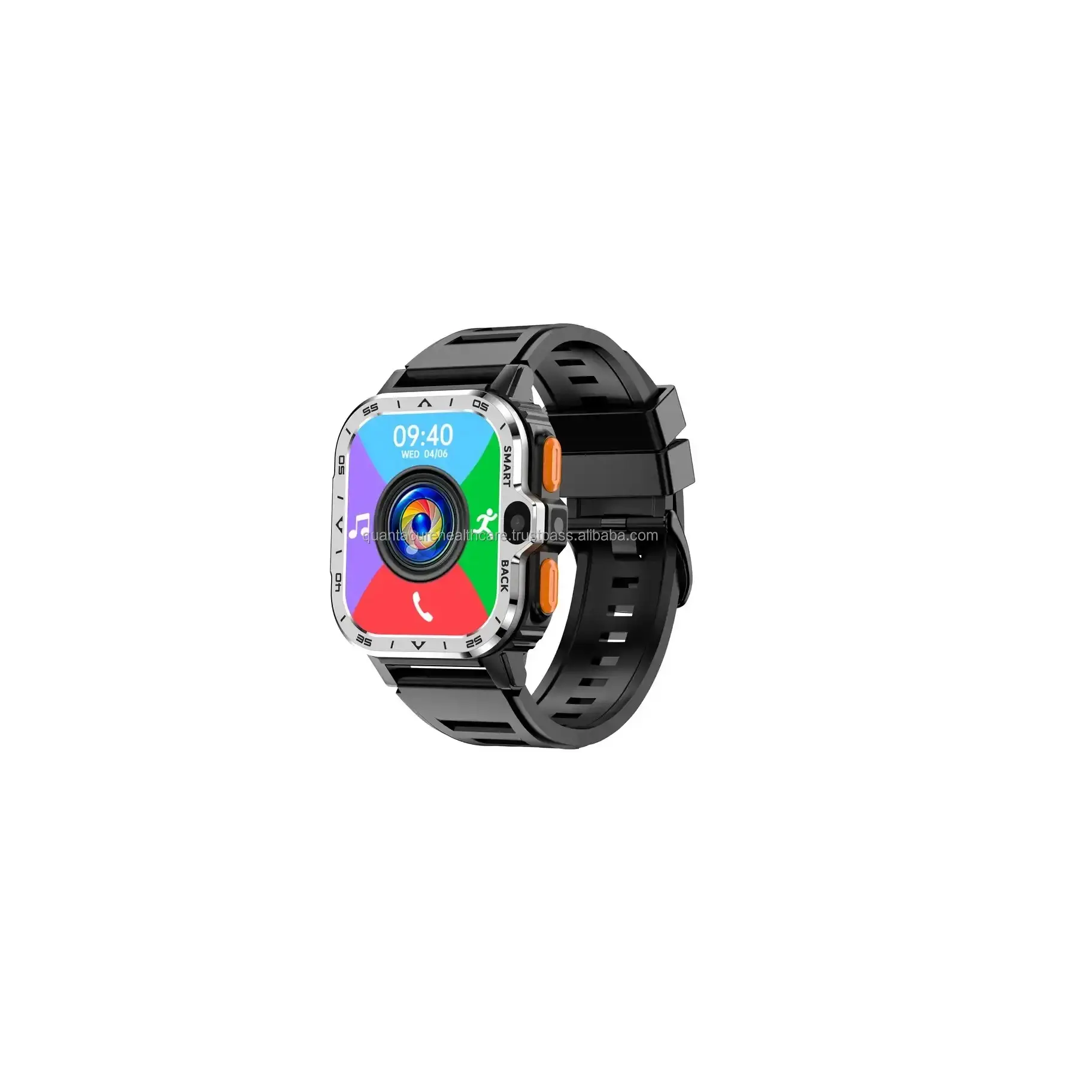 Unisex Smartwatches QC A9 S8 Ultra S9 with Dual Video Camera Fashion PGD Smart Watch Sim Card Android GPS WIFI 4G Connectivity