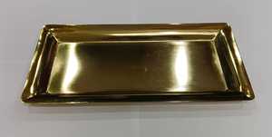 Elegante bandeja de servicio de metal Art Deco para comida, vino y decoración de boda, forma Rectangular con estampado de animales coloridos para Ramadán - Product Image 6