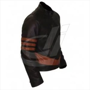 Nueva chaqueta de cuero de piel de oveja para hombre a la moda, Abrigo acolchado para motocicleta con relleno de algodón transpirable - Product Image 2