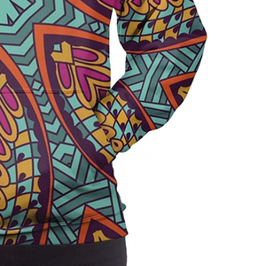 Sweat-shirt en polaire polyester avec broderie 3D personnalisée et impression par sublimation respirante pour homme, streetwear d'hiver - Product Image 5