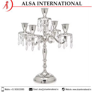 Fabricant indien de candélabres brillants élégants et durables en verre de qualité supérieure au prix du marché - Product Image 2