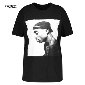 Camisetas Casuales de Talla Grande para Mujer, Ecológicas y Personalizadas al por Mayor, 100% Algodón, Secado Rápido, Transpirables, de Verano, Tallas Grandes y Altas - Product Image 1