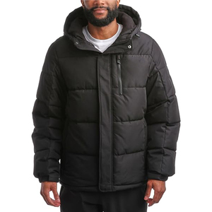 Chaqueta de Plumón para Hombre, Estilo Urbano, con Capucha, Cierre, Resistente al Agua, Abrigada, para Invierno - Product Image 4