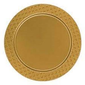 Assiette de service luxueuse en métal de qualité standard Table à manger au design classique assiette décorative faite à la main - Product Image 5