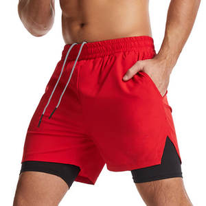 Light Weight <b>Men</b> Hot <b>Shorts</b> Running Jogger Gym Fitness Quick Dry Stretch Liner <b>Shorts</b> - Product Image 4
