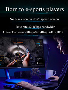 Nhà Máy Giá Displayport Cáp <span class=keywords><strong>1.4</strong></span> dp để dp sợi hoạt động hỗ trợ cáp 8K @ 60Hz 3D 32.4Gbps - Product Image 5