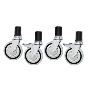 Roulettes pivotantes 4A pour meubles de patio et plans de travail - Product Image 1