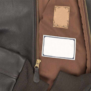 OEM Custom-Made High Quality Canvas Thick Breathable Winter Heated Stand Collar Front Logo Bomber <b>Jacket</b> for <b>Men</b> - Product Image 5