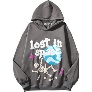 Sudadera con capucha con estampado de soplo personalizado Unisex 6XL 500gsm Jersey de gran tamaño de lana de peso pesado con cuello con capucha Conjunto de pantalones de chándal de invierno con capucha - Product Image 1