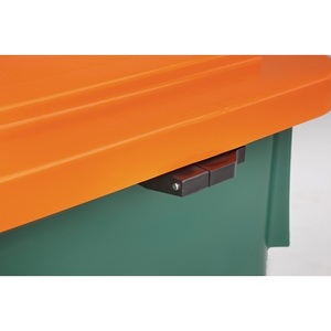 CRAEMER 210 L HD-PE Green/Orange Grit Container 210 L Plastic Storage Bin with L790xW605xH775 mm Dimensions Without Chute - Product Image 5