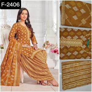 Robe longue de créateur en crêpe lourd et doux imprimé numérique indien Kurtis Robe de soirée décontractée ethnique pour femmes Style Salwar Kameez - Product Image 6