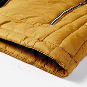 Veste d'hiver matelassée pour hommes de haute qualité avec col montant Nouvelle arrivée quantité minimale de commande bas - Product Image 3