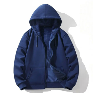 Nouveau Style Unique Automne Hiver Zipper Hoodies Matériel de haute qualité Confortable et Respirant Porter Personnalisé Zipper Hoodie - Product Image 5