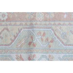 พรมวินเทจขนาด 3.9x7.2 ฟุต พรมตุรกี พรมขนสัตว์ลายดอกไม้สีเบจ - Product Image 5