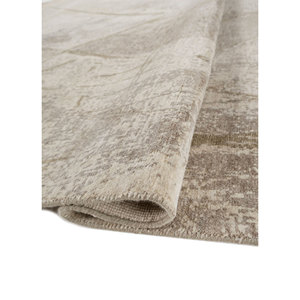 พรมขนสัตว์ถักมือสีเบจน้ำตาล Entropy รุ่น AKWT-1130 ลายAbstract Boho พรมปูพื้นนุ่มฟูสำหรับบ้าน รูปทรงสี่เหลี่ยมผืนผ้า พรมปูทางเดิน พรมปูห้อง - Product Image 2