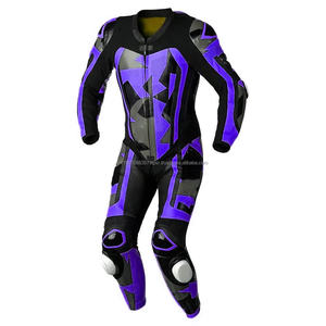 Traje de Carreras de Motocicleta Alpinestar de Una Pieza, Traje de Cuero Vacuno para Motociclistas con Diseño Personalizado - Product Image 2