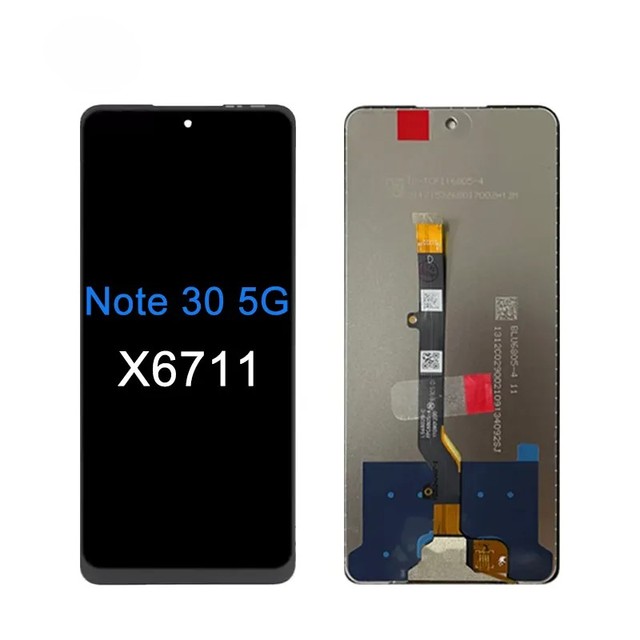 Original High Quality Mobile Phone Touch LCD Digitizer Screen Frame Assembly Infinix Note 30 5G X6711 1 Year Warranty 100%