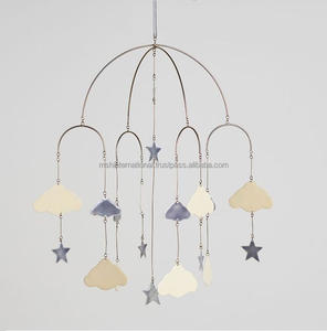 Cadeau en métal personnalisé Ornements de Noël ronds en laiton doré mat Ornements plats à suspendre - Product Image 2