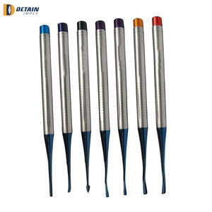 Kit chirurgical dentaire de luxe en acier inoxydable multicolore à extrémité unique pour extraction radiculaire, comprenant des élévateurs, un périotome et un kit de sutures, pour usage médical - Product Image 4