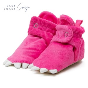 Baby Girls and Boys Crib Fleece Sherpa Snap Booties with Slip-Resistant Soles for Infant and <b>Toddler</b> - Product Image 1