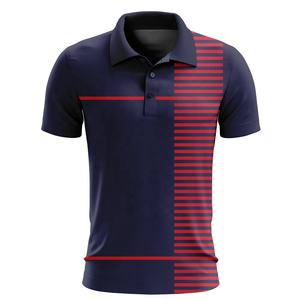 Vêtements de golf à prix avantageux, impression par sublimation, design personnalisé, uni, 100% polyester, séchage rapide, manches courtes, pour hommes, t-shirt - Product Image 3