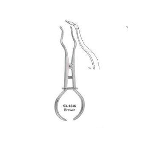 Acier inoxydable Haute Qualité Barrage En Caoutchouc Léger Ivoire Pince Pince 17cm Instrument Dentaire - Product Image 1