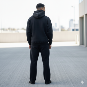 Sudadera Extra Grande con Logotipo Personalizado Bordado, Chándal de Felpa Francesa para Hombre, 100% Algodón, Grueso, con Estampado - Product Image 6