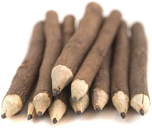 Wooden Neem <b>Pencils</b> Hand Carved From Genuine Neem Tree Branch 100% Natural Wood for Corporate Gift Hand Crafted Wooden <b>Pencils</b> - Product Image 1