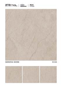 Azulejos de porcelana antideslizantes de superficie mate de 600x600mm, azulejos de cerámica de diseño rústico para suelo y pared para interiores de baño y comedor - Product Image 5