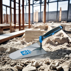 Espátula de Albañil Redonda AUSONIA, 200 mm, con Mango de Madera Barnizada y Tapa Metálica, Hecho en Italia - Product Image 2