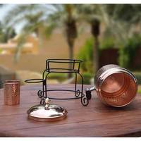 Dispensador de agua de cobre hecho a mano más vendido fabricante de bebidas de cobre puro de la India con alta calidad