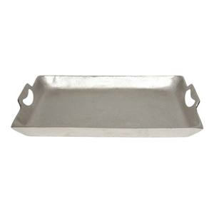 Bandeja Rectangular Moderna de Aluminio Plateado para Servir en Bodas, con Asas, Plato Decorativo de Metal para Uso en Hogar, Hotel y Restaurante, Venta al Por Mayor - Product Image 2
