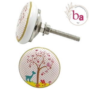 ลูกบิดเซรามิกที่สวยงามทันสมัยและดึงสำหรับเด็กตู้ลิ้นชักสำหรับตู้เสื้อผ้าตู้เสื้อผ้าตู้เสื้อผ้าห้องนอนห้องน้ำห้องนั่งเล่นใช้ - Product Image 1