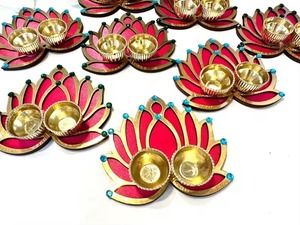 Combo cadeau décoratif, plateau de chawal Roli avec combo potli, faveur de retour, cadeau de mariage, cadeau Haldi Mehendi pour invité, faveurs - Product Image 3