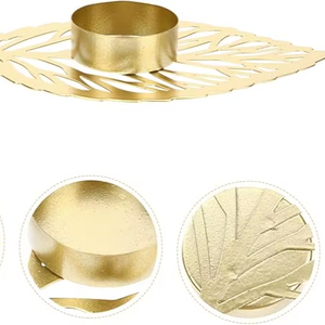 Candelabro de Latón Económico, Hecho a Mano, Diseño Personalizado, Duradero, Soporte Decorativo para el Hogar, Templo, Uso Festivo y Navideño - Product Image 1