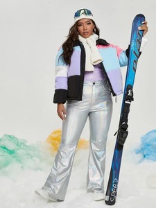 Veste bouffante pour femme à la mode élégante pour l'hiver Design personnalisé avec tissage tissé Prix raisonnable - Product Image 5