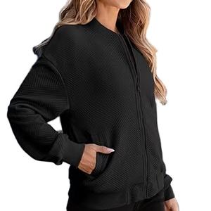 Veste en polaire softshell à double boutonnage décontractée pour homme, en fourrure de mouton, avec sequins, capuche amovible, réversible, coupe-vent bomber - Product Image 1