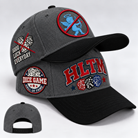 Casquette de baseball brodée à 5 panneaux en sergé de coton structuré avec fermeture snapback, logo personnalisé, streetwear, décontractée, unisexe, pour l'extérieur