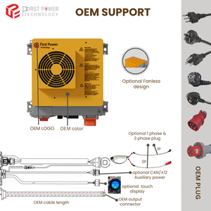 10KW 310VDC 30A Industrial <strong>Power</strong> <strong>Supply</strong> IP67 Rated 95% Efficiency Air Cooling Single Three Phase Lithium-Iron Battery Chargers - Product Image 4