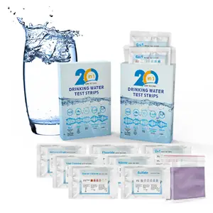 Water Test Kit for Drinking Well and Tap Water 20 in 1 Aquariums Swimming Pools Drinking Water Test Kit
