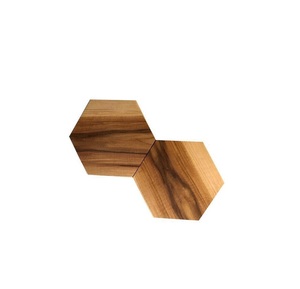 Contemporary wooden coaster set embodying craftsmanship simplicity sustainability designed for modern living spaces refined look - Product Image 2