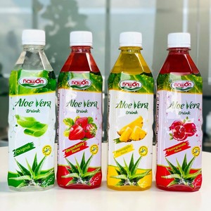 เครื่องดื่มว่านหางจระเข้ ตราเนาวอน รสสตรอว์เบอร์รี ขนาด 500 มล. บรรจุขวด น้ำผลไม้ NFC ผลิตในเวียดนาม รับผลิตแบรนด์ส่วนตัว - Product Image 3