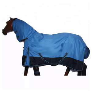 Venta superior 1200 Denier Ripstop Turnout Horse Rug Peso ligero Invierno Impermeable Equipo deportivo ecuestre con relleno de lana - Product Image 5