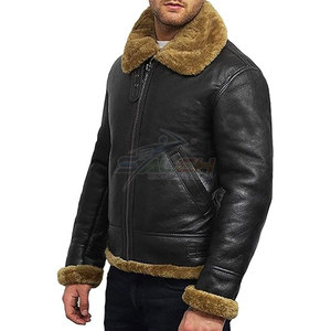 Durable <b>Sheepskin</b> <b>Jacket</b> With Full Coverage And Breathable Warmth <b>Sheepskin</b> <b>Jacket</b> With Luxury Finish - Product Image 2