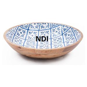 Tazón de Madera Personalizado de Alta Calidad para Servir Sopa, con Acabado Esmaltado, para Decoración de Mesa y Servicio de Comida en Fiestas - Product Image 1