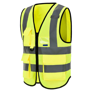 Chaleco de Seguridad Reflectante de Alta Visibilidad, Reversible, Transpirable, de Alta Calidad para Trabajadores, Color Personalizado, Nuevo Diseño - Product Image 3