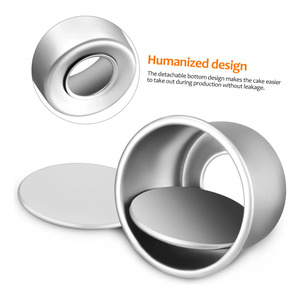 Plat à pâtisserie rond en aluminium - Couleurs assorties - Product Image 5