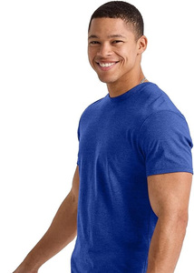 Camisetas de punto de algodón 100% personalizadas con logotipo OEM, peso pesado, transpirable, 200 GSM, patrón sólido, recortado de gran tamaño, cuadrado, de talla grande para hombres - Product Image 6