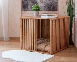 Cuccia per Gatti Ecologica e Moderna, Letto per Gatti in Legno, Gabbia per Animali Domestici da Soggiorno - Product Image 2